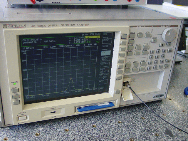 Spektrometer zur Modenfeldmessung